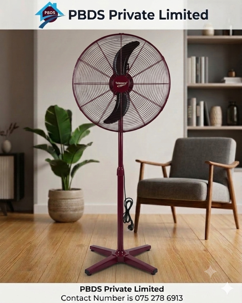 TELESONIC INDUSTRIAL STAND FAN – TL-2438 SF
