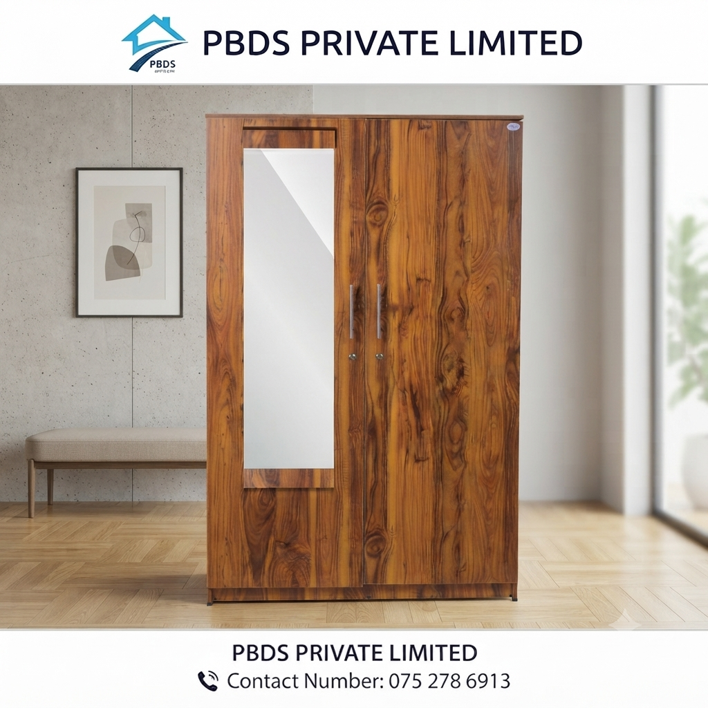 PBDS Cupboard 2 Door 6x3 (With Mirror)