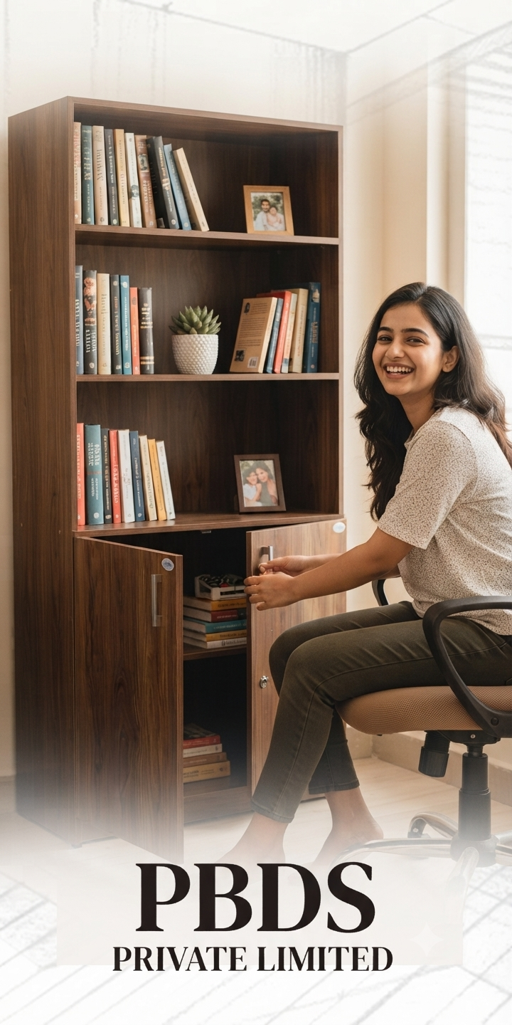 PBDS Book Rack With Door-L MBR7232LD thumbnail 2